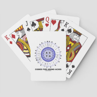 Baraja De Cartas Código De Los Ácidos Amino (ADN Del Código Genétic