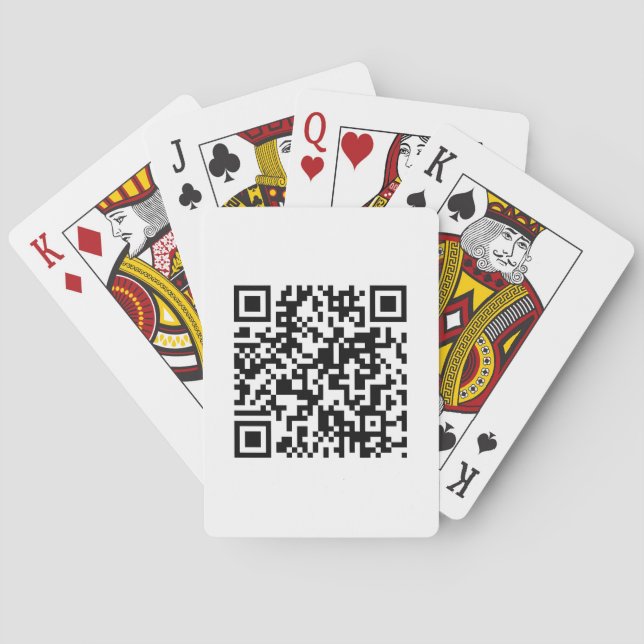 Baraja De Cartas Código de QR (Reverso)