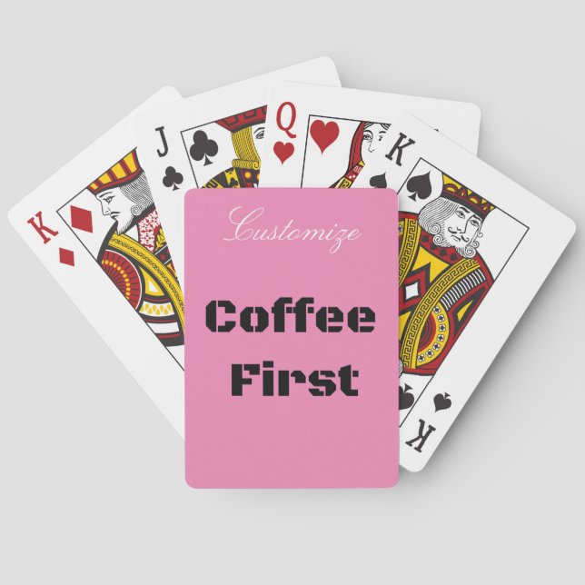 Baraja De Cartas Coffee First Thunder_Cove (Reverso)