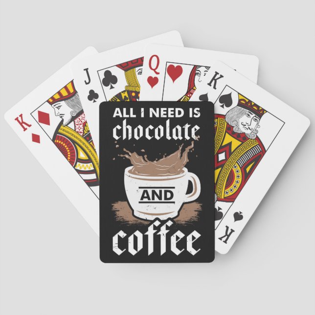 Baraja De Cartas Coffee Lover Chocolate And Coffee (Reverso)