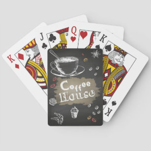 Baraja De Cartas Coffee Lover Coffee house Blackboard