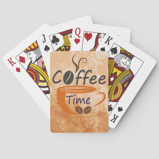 Baraja De Cartas Coffee Lover Coffee Time (Reverso)