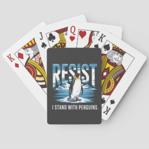 Baraja De Cartas Cojeada me paro con los pingüinos