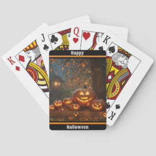 Baraja De Cartas Colección de la familia Pumpkins Halloween