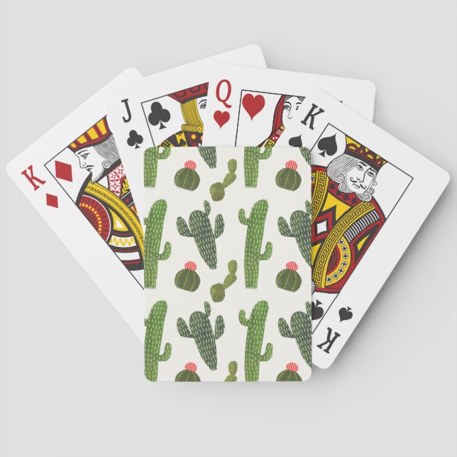 Baraja De Cartas Colección de Llamarama | Cute Cactus (Reverso)