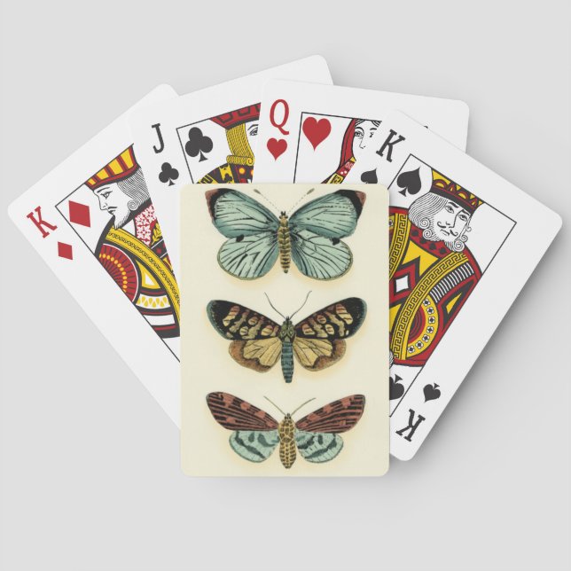 Baraja De Cartas Colección de mariposas por Chariklia Zarris (Reverso)