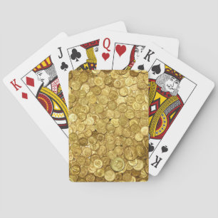 Baraja De Cartas Colección de monedas de oro antiguas