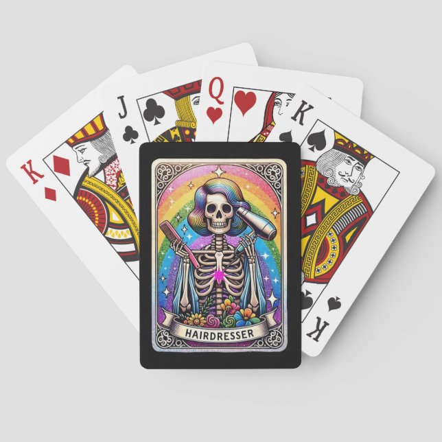 Baraja De Cartas Colección de tarjetas Tarot de Hairdresser (Reverso)