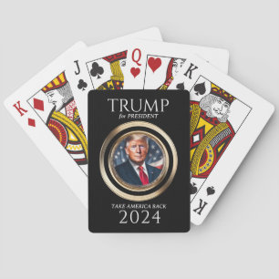 Baraja De Cartas Colectivo de campaña Donald Trump 2024