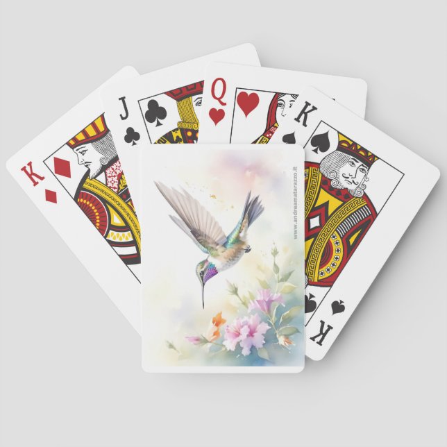 Baraja De Cartas Colibrí (Reverso)