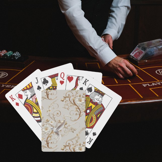 Baraja De Cartas Colibrí Blanco  (Subido por el creador)