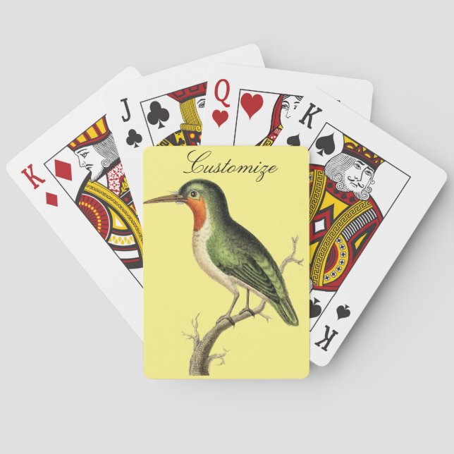 Baraja De Cartas Colibrí Perdido Thunder_Cove (Reverso)