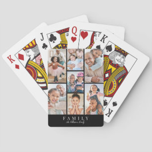 Baraja De Cartas Collage de Fotos Personalizado
