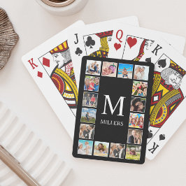 Baraja De Cartas Collage de fotos personalizado familiar personaliz