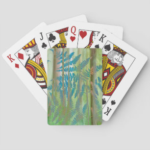 Baraja De Cartas Collage de helechos y bosque de Bracken Seabeck,