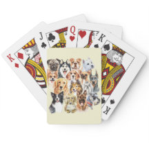 Collage de la raza del perro de color de agua