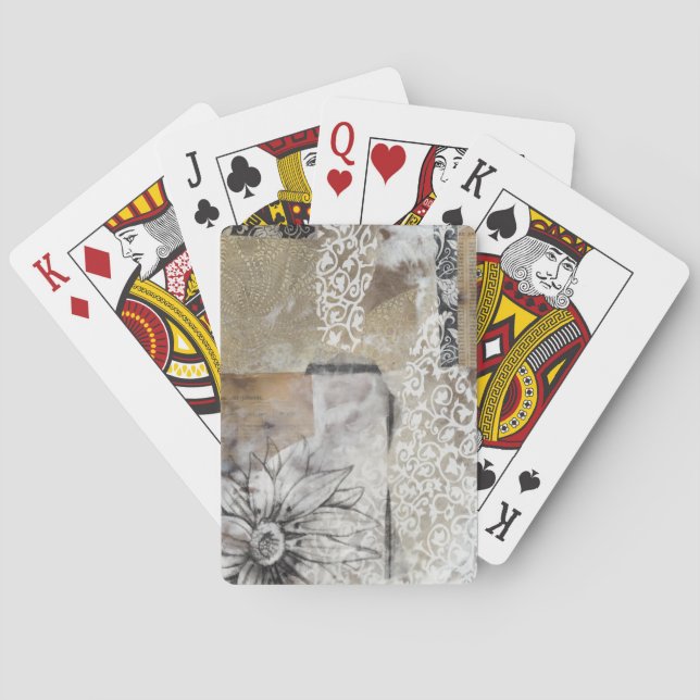 Baraja De Cartas Collage Fleur II (Reverso)
