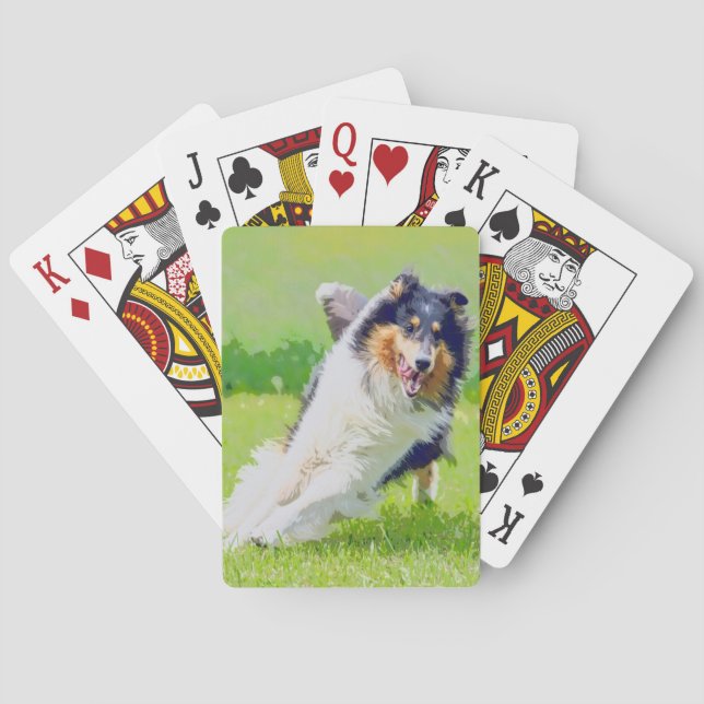Baraja De Cartas Collie (Reverso)