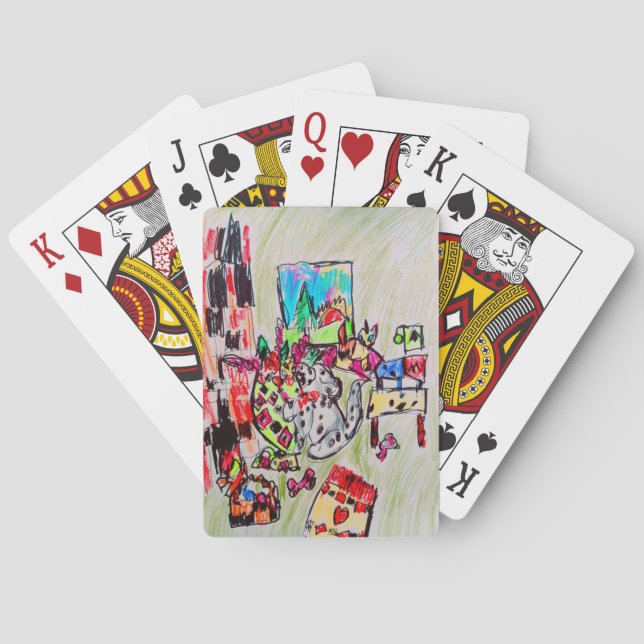 Baraja De Cartas Colocar en casa (Reverso)