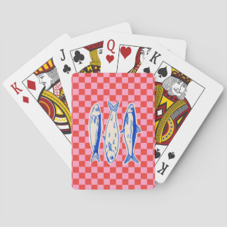 Baraja De Cartas Color Pop de Sardina Rosa