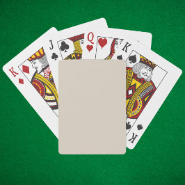 Baraja De Cartas Color sólido de línea natural