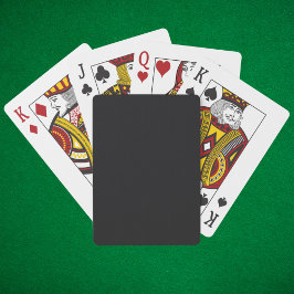 Baraja De Cartas Color sólido negro