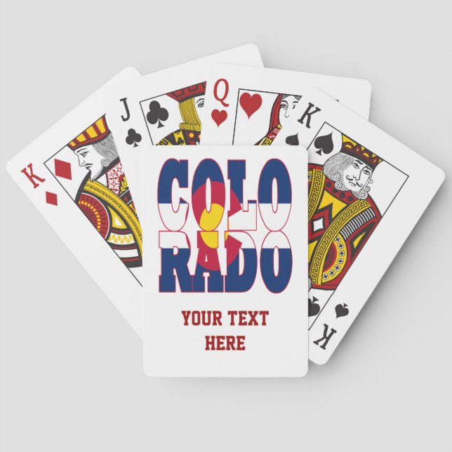 Baraja De Cartas Colorado (Reverso)