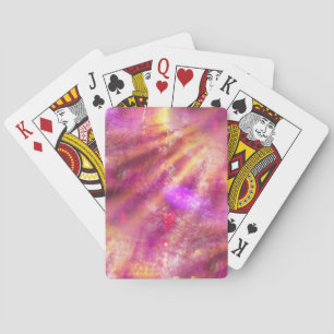 Baraja De Cartas coloree la púrpura inconsútil del fondo, rosada