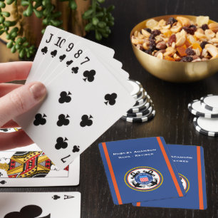 Baraja De Cartas Colores de la Guardia Costera y personalización de