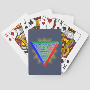 Baraja De Cartas Colores del sistema de juegos para jugadores 3 RGB
