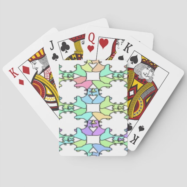 BARAJA DE CARTAS COLORES PASTEL (Reverso)