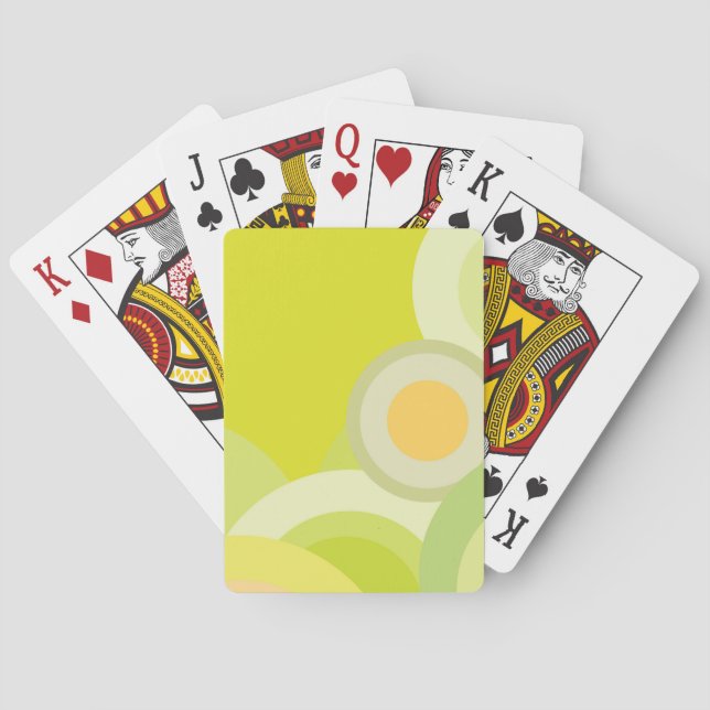 Baraja De Cartas Colores soleados (Reverso)