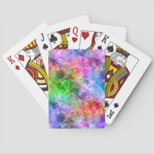 Baraja De Cartas Colorful Crumpled Texture