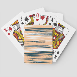 Baraja De Cartas Coloridas líneas pintadas a mano