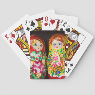 Baraja De Cartas Coloridas muñecas Matryoshka