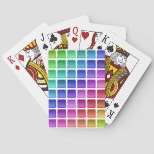 BARAJA DE CARTAS COLORIDAS PLAZAS DE BALDOSAS