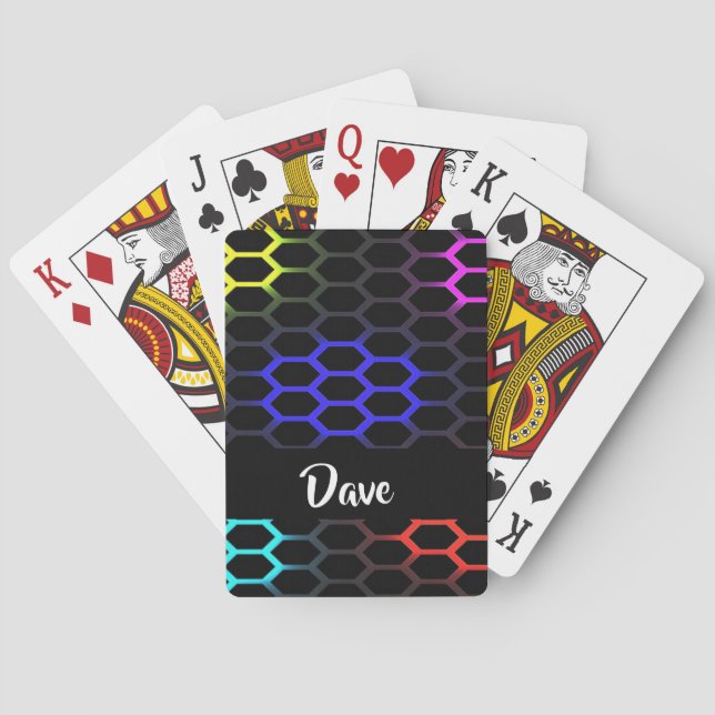 Baraja De Cartas Colorido abocado (Reverso)