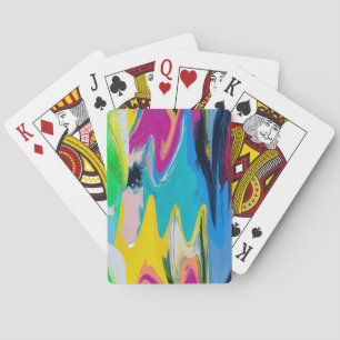 Baraja De Cartas Colorido, abstracto, desenfoque del movimiento de