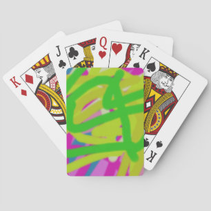 Baraja De Cartas colorido arte abstracto 3748