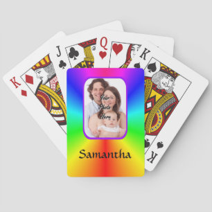 Baraja De Cartas Colorido fondo fotográfico personalizado