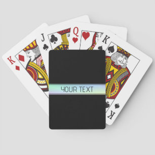 Baraja De Cartas Colorido Gradiente Moderno y Texto Editable