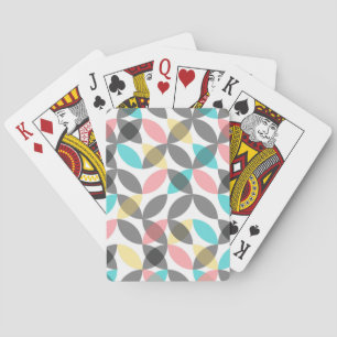 Baraja De Cartas Colorido, moderno y alegre geométrico circular