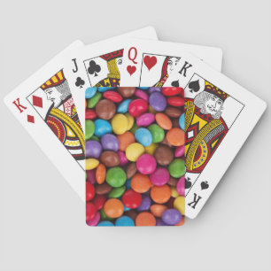 Baraja De Cartas Coloridos dulces de chocolate
