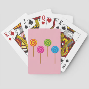 Baraja De Cartas Coloridos labios de espiral variados
