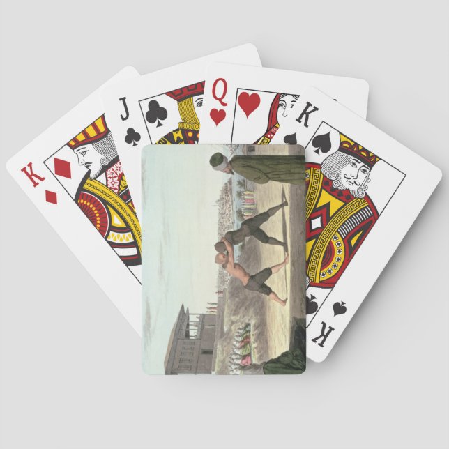 Baraja De Cartas Combate de lucha, Constantinopla (w/c en el papel) (Reverso)