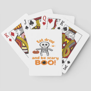 Baraja De Cartas Come Bebe Y Sé Divertido Espeluznante 