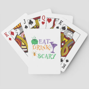 Baraja De Cartas Come Come Y Sé Espantoso Halloween
