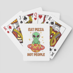 Baraja De Cartas Come pizza no personas