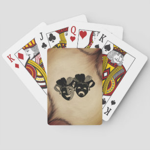 Baraja De Cartas Comedia rústica y teatro de tragedia masacra a man