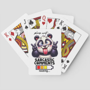 Baraja De Cartas Comentarios sarcásticos cargando Divertido